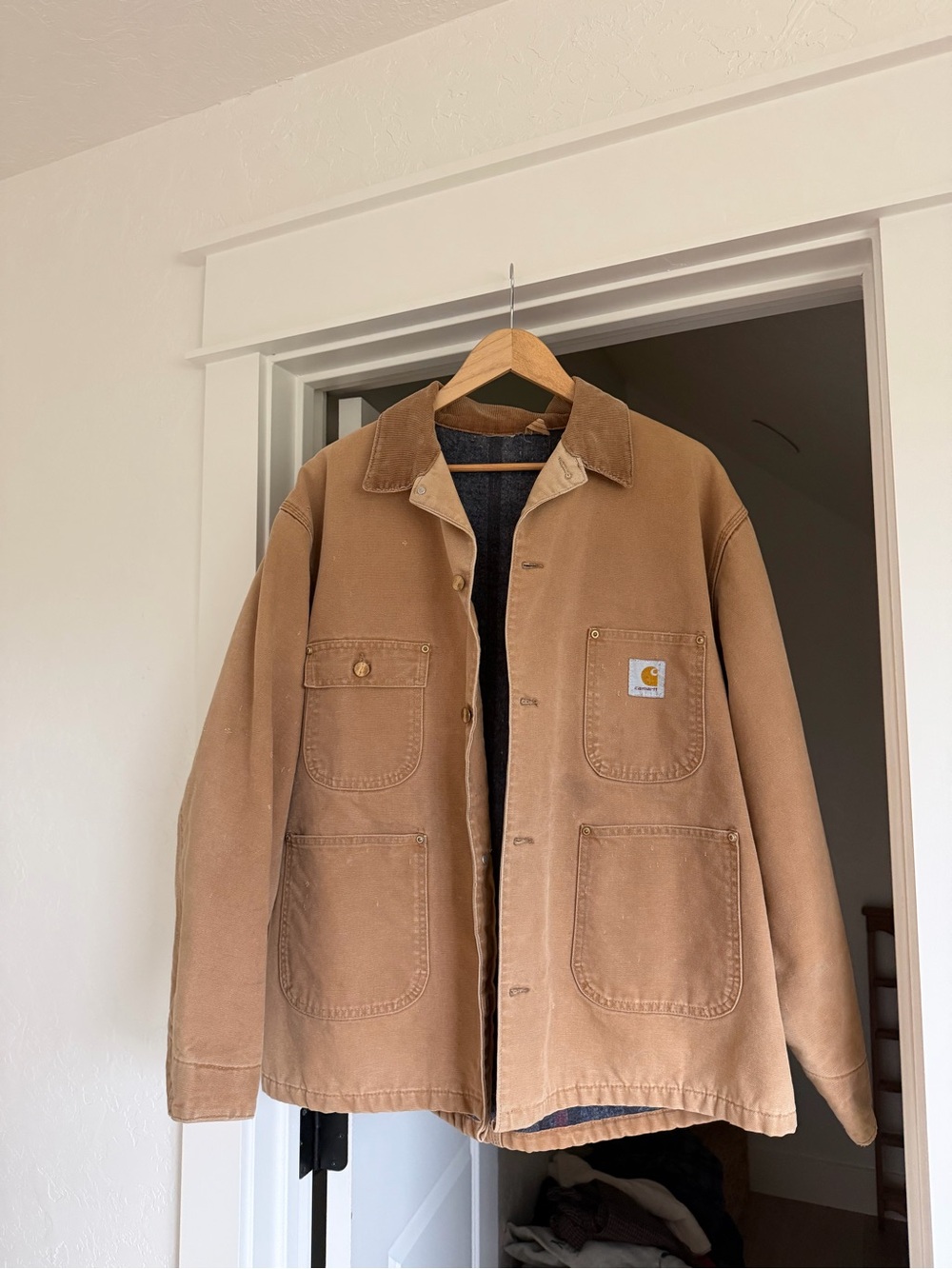 Carhartt Brown Canvas Chore Jacket